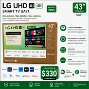 LG de 43” 4K UHD televisor inteligente ( 2025 ) con IA incluido Smart TV - Img 55372496