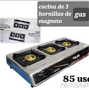 Cocinas de gas de 3 hornillas con magneto - Img 45761499