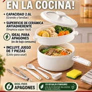 🔥 ¡OLLA ELÉCTRICA MULTIFUNCIONAL 2.6 L! 🔥 ¿Quieres cocinar de forma práctica, rápida y sin depender de una cocina tra - Img 58149433