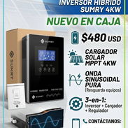 Inversor híbrido sumry 4kw 24v 120v nuevo en caja precio 480uss - Img 55920787