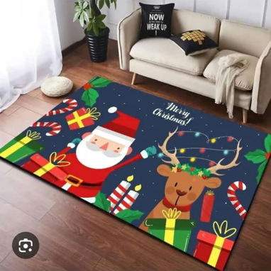 💜Alfombra decorativas de navidad Medida:60cm x 40cm Precio:7usd - 9/9