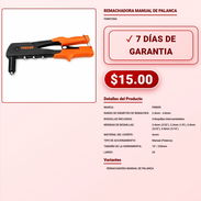 REMACHADORA MANUAL DE PALANCA . - Img 57882212