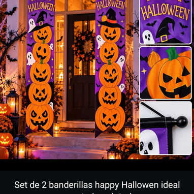 🎃 DECORACIÓN PARA HALLOWEEN☠️Lo mejor para decorar tu casa y negocio está temporada📩Pide el catálogo al WhatsApp - 7/10