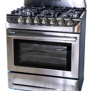 Cocina de gas de 5 hornillas con horno marca Milexus - Img 45397846