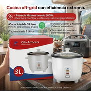 Olla arrocera de 500W 3 litros Marca INPUD - Img 57441216