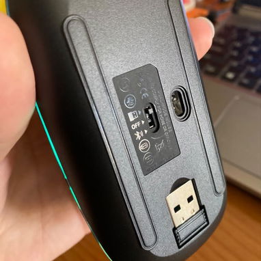 🚧 🖱️✨ ¡RATÓN INALÁMBRICO RECARGABLE DUAL MODE! ✨🖱️ 🚧 - 2/4