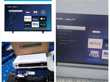 Smart tv Philips Roku tv 32 pulgadas y cajita HD konka - Img 67201795