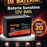 Batería Sunshine 12v 9ah Más Resistente Más Duradera Nueva Caja 59428085 - Img 55470971