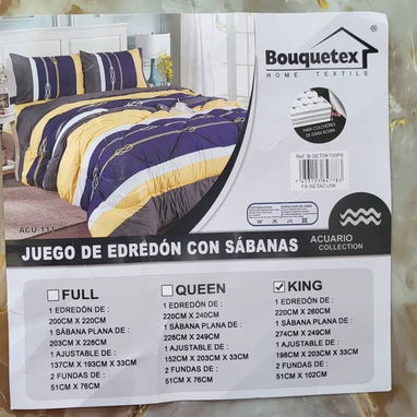 Edredón Reversible / King - 8/9