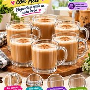 Set de 6 tazas ideales para café con leche o té - Img 58025866