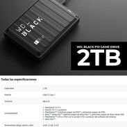 Vendo WD BLACK P10 de 2 TB nuevo - Img 45311176