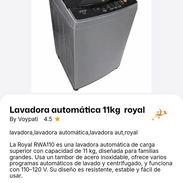 Lavadora automática 11kg royal - Img 57869729