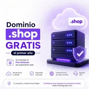Dominio .shop GRATIS - Registra tu dominio totalmente gratis por un año. - Img 56085565