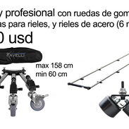Se vende Dolly profesional con ruedas, y rieles de acero inoxidable - Img 56628438
