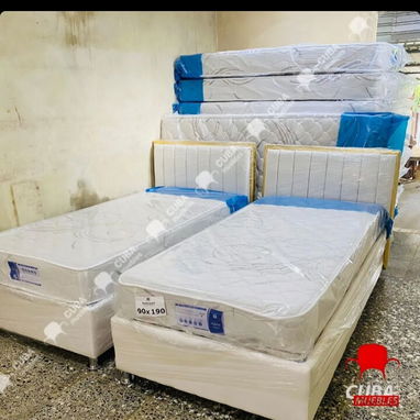 Colchones konfort, sellados al vacío y de Esponja y Bases de cama Boxesprin y Camas capitonadas. - Img 113041660
