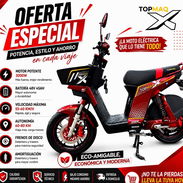 Propiedades visibles:  * Marca: TOPMAQ * Modelo: X * Motor: 3000 W * Batería: 48 V / 45 Ah * Frenos: De disco (delantero - Img 56802006