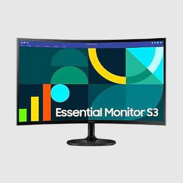 SAMSUNG ESSENTIAL MONITOR S3 / MONITOR DE 27 CURVO S36GD FHD (1920X1080) / 100HZ / CURVATURA 1800R / MODO JUEGO / EYE SA - Img 115560285