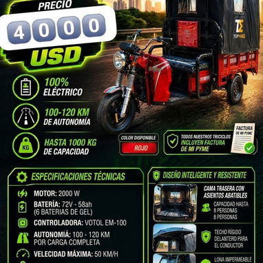 Variedades en Triciclos .Excelente opción - 6/9