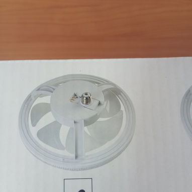Lámpara Con Ventilador Led 30W Control Remoto, Lámpara Led Fan 30W Ahorro Energía y Confot VPT# - 6/10