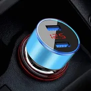 Cargador de coche y lector de voltaje (ambas cosas en 1) tiene dos puertos usb, uno de ellos es 3.0 va al encendedor!! - Img 57785619