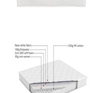🧺 ✨Cama, Colchones cameros FULL SIZE ✨ 🧺 🔥160 USD🔥 • Marca EKO. • 100g poliester. • Espuma suave. • Tela blan - Img 55038670