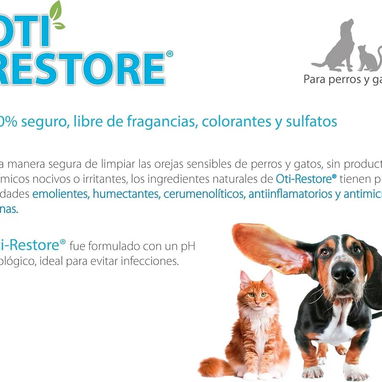 Oti-Restore Limpiador otico para perros y gatos - Img 126159829