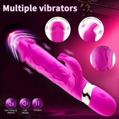 Vibrador recargable de silicona con doble estimulación | Accesorios | Nuevo | videojuegoshabana.com - Img 124208731