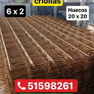 Mallas electrosoldadas criollas 6x2 lo huecos 20x20 - Img 58230489