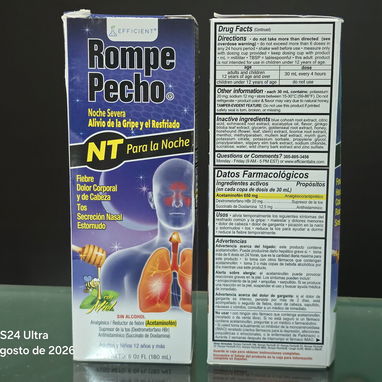 Rompe Pecho para la Tos || Rompe Pecho Dia y Rompe Pecho Noche, Alivio en suspensión para la Tos y Gripe - 2/2