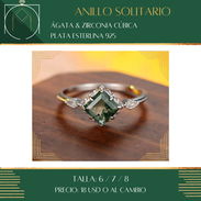 💚 ALMA VERDE|Anillos de compromiso - Ágata - para Mujer - Img 56752863