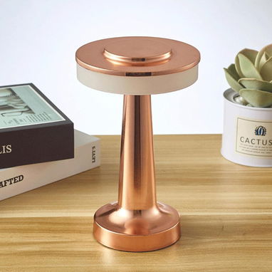 Lámpara de Escritorio mesa LED táctil 🌙✨ recargable USB, 3 niveles de brillo regulable, hotel, bar y hogar - 3/5