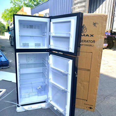 Refrigerador Lemax de 7.5 pies congelación seca EFECTO ESPEJO SUPER LINDO Color negro  (Factura y 1 mes de garantía) - Img 123718100