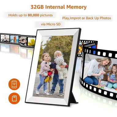 Marco de Fotos Digital con Wifi | Capacidad de almacenamiento de | Pantalla HD de 10.1 pulgad... | videojuegoshabana.com - Img 122881564