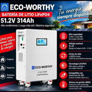 ⚡ BATERÍA ECO-WORTHY 51.2V x 300Ah – 15.36 kWh LiFePO4 – $3650 USD ⚡ - Img 57871775