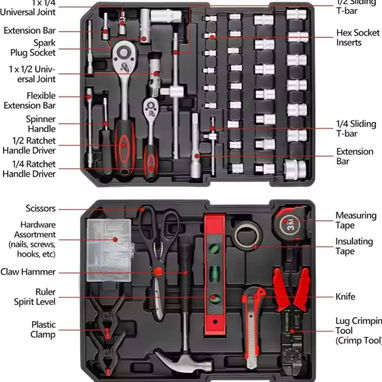 Maleta de herramientas profesional 829 piezas - Img 113922240