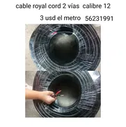 Cable royal cord 2 vías calibre 12 - Img 49100526