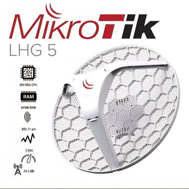🛜 Equipo Inalámbrico MikroTik LHG 5 🛜 - 2/4