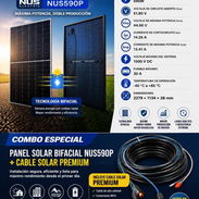*PANEL SOLAR 590W NUS ELECTRIC* IDEAL para ecoflow con - Img 56381430