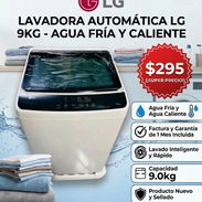 LAVADORA AUTOMÁTICA LG – 9 KG - Img 57133859