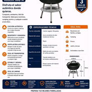 Parrilla de Carbón Portátil BBQ-18 - Img 57807733