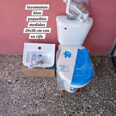 Juegos de baños completos y tasa tanque de descarga al piso importado con los herrajes - Img 123042358