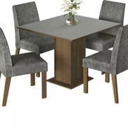 Juego de comedor gris - Img 55536316