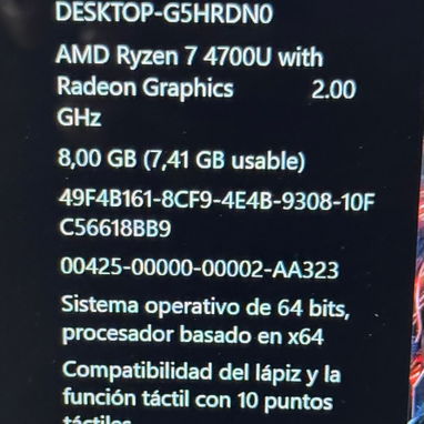 Laptop Asus VivioBook pantalla táctil convertible a tablet ryzen 7 serie 4000 - 5/10