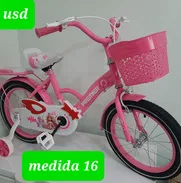 Bicicleta 🚲 medida 16 de niña - Img 48918448