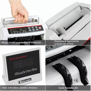 💸MÁQUINA CONTADORA DE BILLETES MARCA SACO CON DETENCIÓN DE BILLETES FALSOS 💸 💵 PRECIO Especial: 💰: $100 USD 📦 Est - Img 122295581