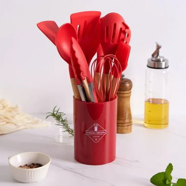 ⭐ Juegos de 12 Utensilios de Cocina de Silicona - 4/6