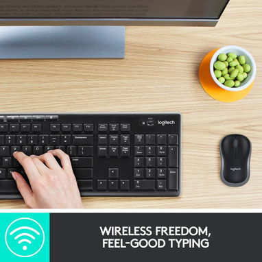 Combo de mouse y teclado inalámbrico Logitech MK270 nuevo - Img 122554904