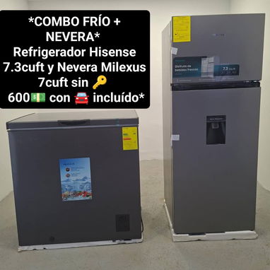 COMBOS DE REFRIGERADORES Y NEVERAS - Img 123541101