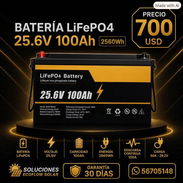 🌞 Batería Qidianfy LiFePO₄ 25.6V 100Ah - Img 56820943