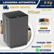 Lavadora Automática 9kg carga superior - Img 55335736